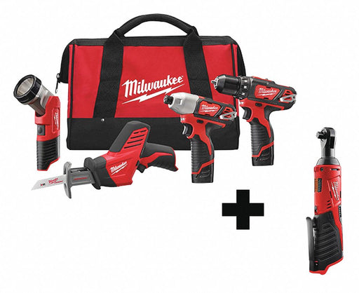 Cordless Combination Kit 12V (4) Tools