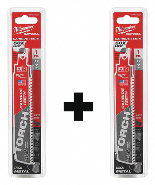 Reciprocating Saw Blade Set Thick Metal