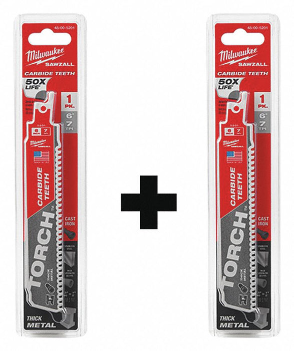Reciprocating Saw Blade Set Thick Metal