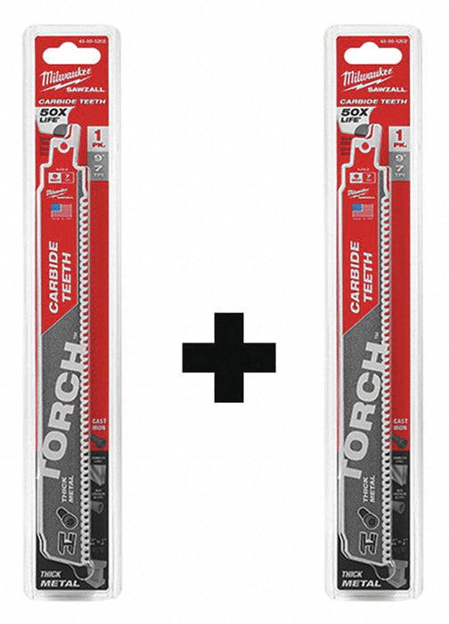Reciprocating Saw Blade Set Thick Metal