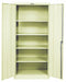 Storage Cabinet 78 x48 x24 Tan 4Shlv