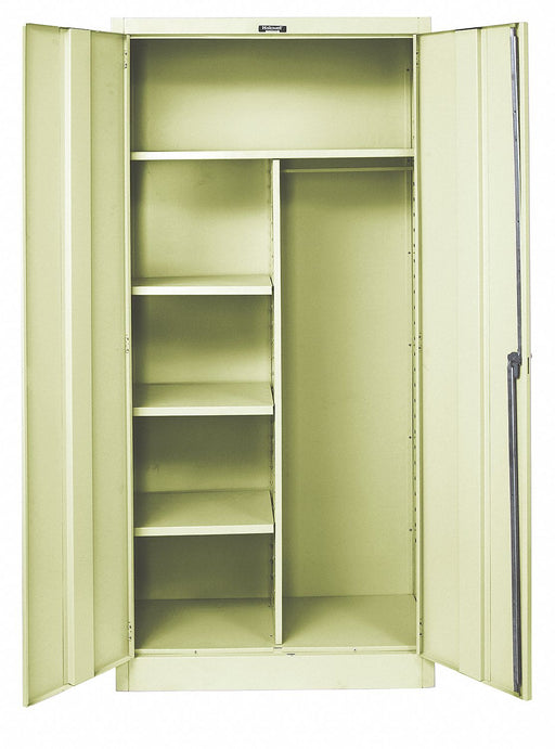 K4197 Storage Cabinet 78 x48 x24 Tan 4Shlv