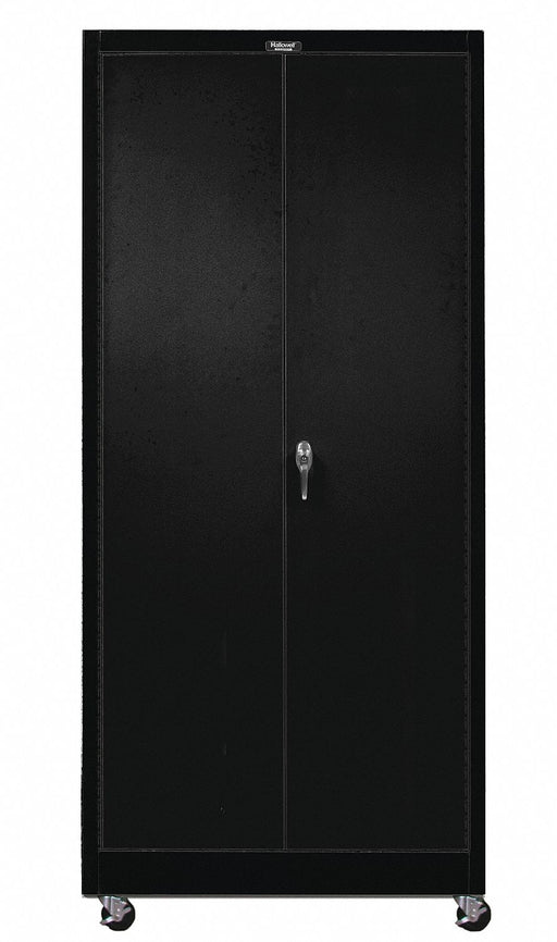 K4835 Storage Cabinet 78 x36 x24 Black 4Shlv