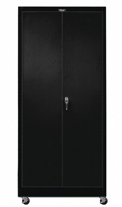 K4842 Storage Cabinet 78 x48 x24 Black 4Shlv