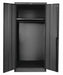 Storage Cabinet 78 x48 x18 Black 1Shlv