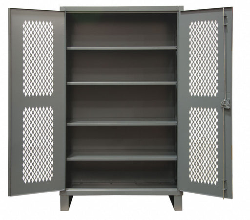 Storage Cabinet 78 x48 x24 Gray 4Shlv