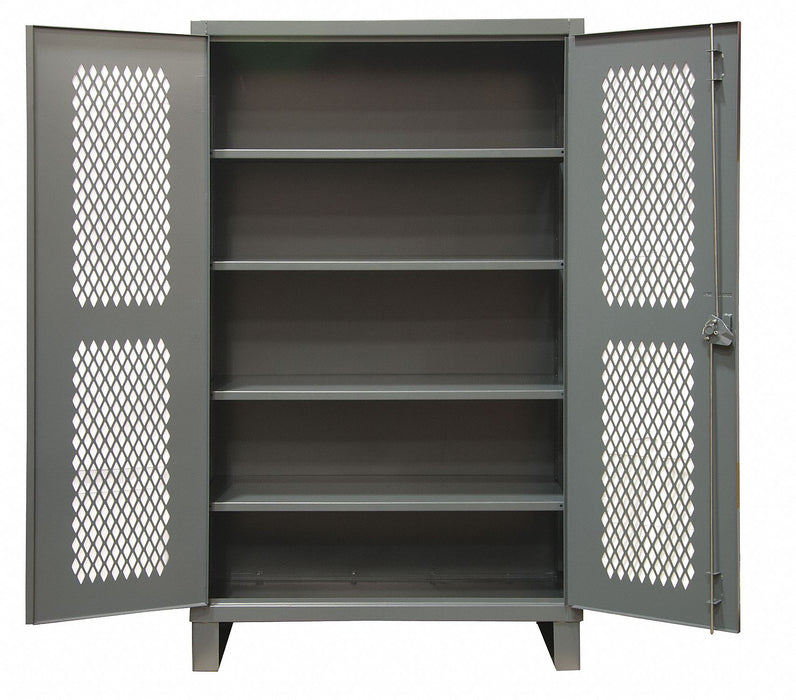 Storage Cabinet 78 x48 x24 Gray 4Shlv