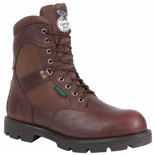 Knee Boots Sz 12W 8 H Brown Stl PR