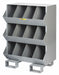 Stationary Storge Bins 2400lb 12 Bins