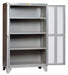 Storage Cabinet 78 x24 x60 Gray 3Shlv