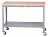 Mobile Wrkbnch Butcher Block 24 W 24 D