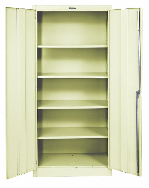 Shelving Cabinet 72 H 36 W Tan