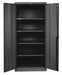 Storage Cabinet 72 x36 x24 Black 4Shlv