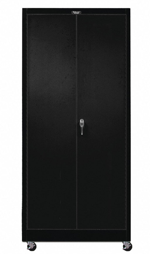 H2208 Storage Cabinet 72 x48 x24 Black 4Shlv