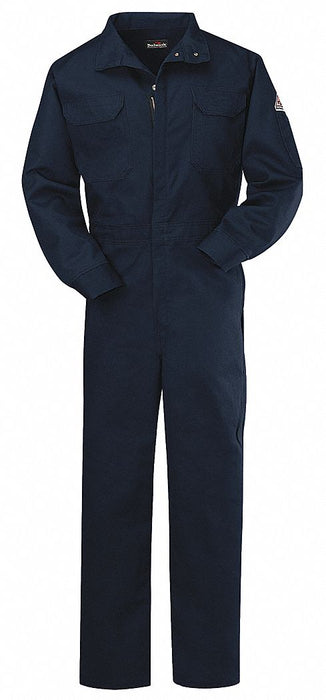 Flame-Resistant Coverall Navy 42 In Tall