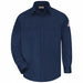 G7302 FR Long Sleeve Shirt Button Navy L
