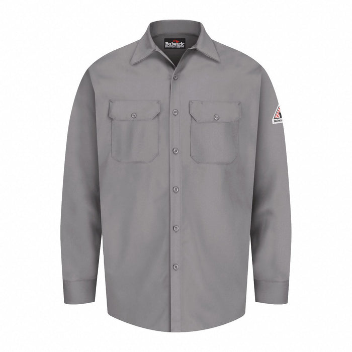 G7306 FR Long Sleeve Shirt Button Gray XL