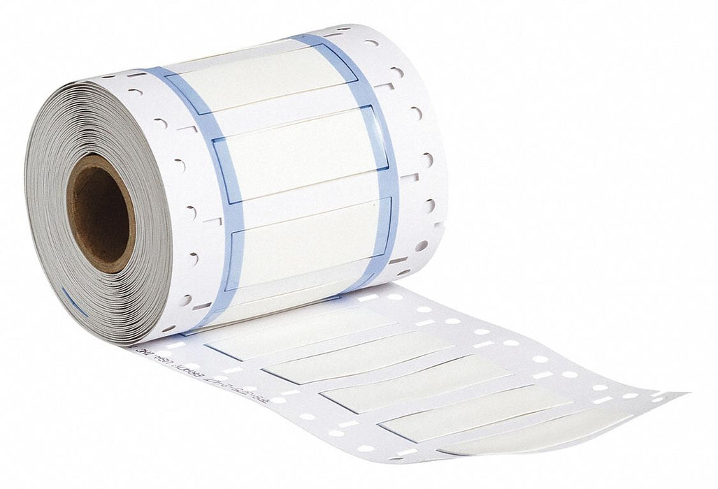 Wire Sleeve White 2in.Wx 0.65in.H