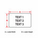 Pre-Cut Label Stock Roll White Matte