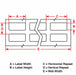 Pre-Cut Label Stock Roll White Gloss