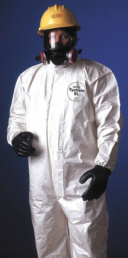 Hooded Disposable Coveralls XL Whit PK12