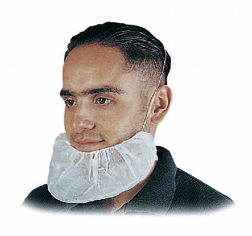 Beard Cover Universal White PK1000
