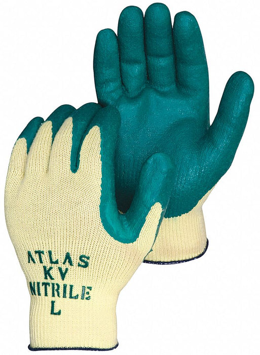 K2541 Coated Gloves Green/Yellow XL PR