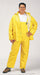 Rain Suit w/Jacket/Bib Unrated Yellow XL