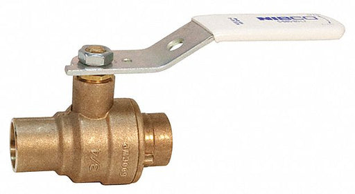 Manual 2-Way Ball Valve Sweat Bronze
