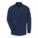 G7308 FR Long Sleeve Shirt Button Navy M