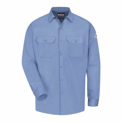 G7308 FR Long Sleeve Shirt Button Lt Blue 2XL
