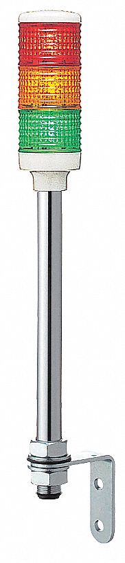 Tower Light Red Orange Grn Support Tube