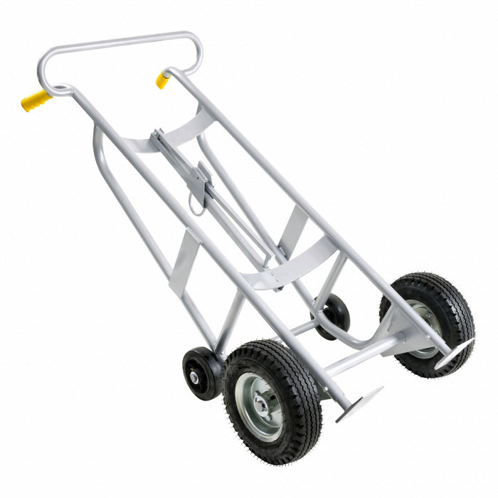 Drum Hand Truck 700 lb Aluminum Silver