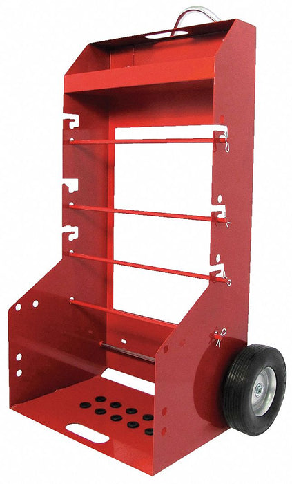 Wire Spool Cart Portable H 51-3/8 In