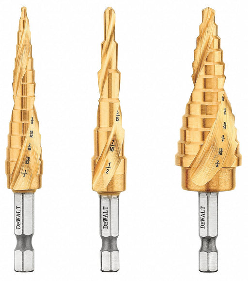 Impact Step Drill Bit Set 1/8-7/8 3 pc.