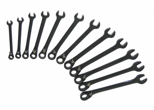 Combo Wrench St CV Steel Chrome Offset