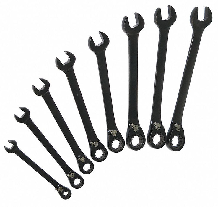 Combo Wrench St CV Steel Chrome Offset