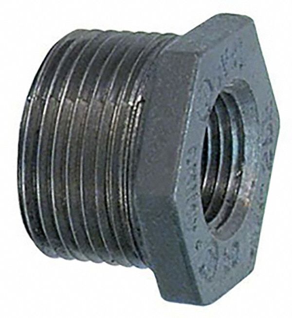 Hex Bushing Malleable Iron 1 x 1/4 in