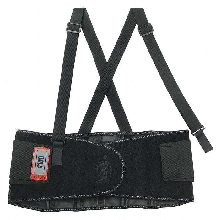 Back Support Black Spandex L