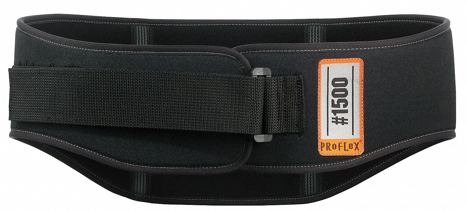Back Support Black Foam Nylon Rubber M