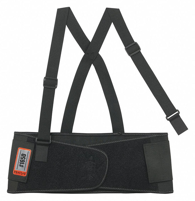 H9893 Back Support Black Elastic XL
