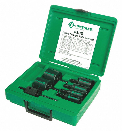 Hole Saw Kit Saw Range 1/4 to 2-1/2 