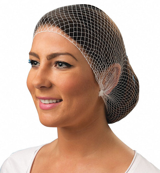 M9079 Hairnet Nylon White 24 in PK144