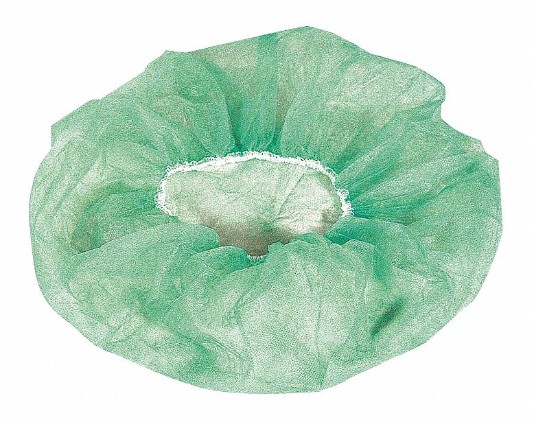 M9082 Bouffant Cap PP Green 21 in PK100