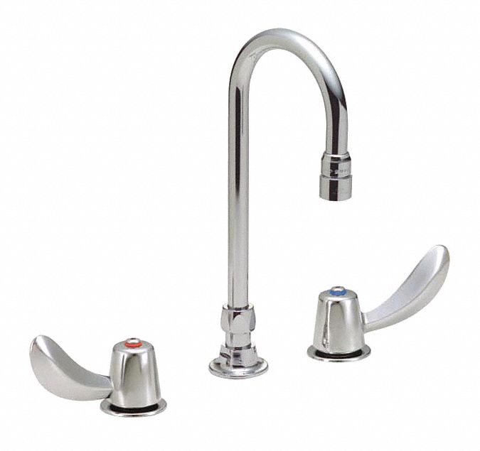 Two Handle 8In Below Deck-Mount Faucet