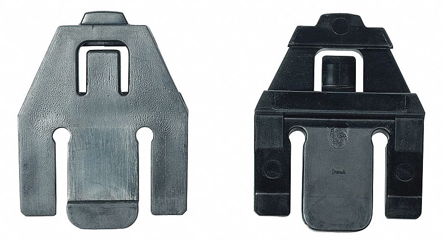 Slot Adaptors Plastic Black PR2