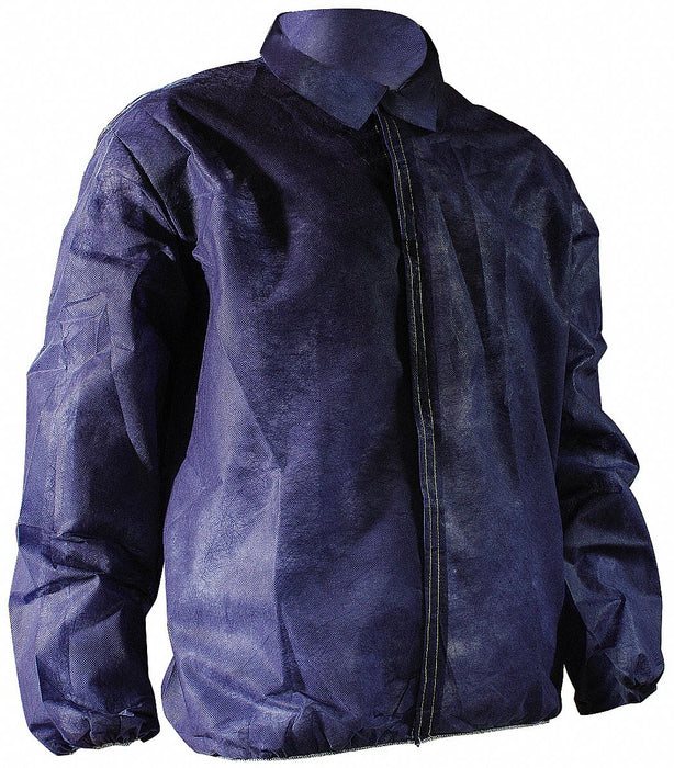 Lab Coat Blue Hook-and-Loop 4XL PK50