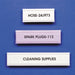Label Holder C Design 1INX3IN adhs PK25