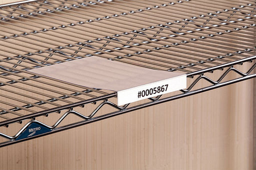 Label Holder Shelf 3/4 x5 x8 Clear PK10