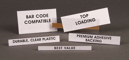 Label Holder Econ Strips 1/2INX6IN PK50